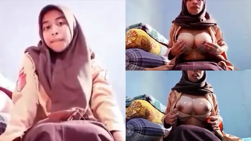 Bokep Indo Hijab Pramuka Toket Gede Bulat Basah